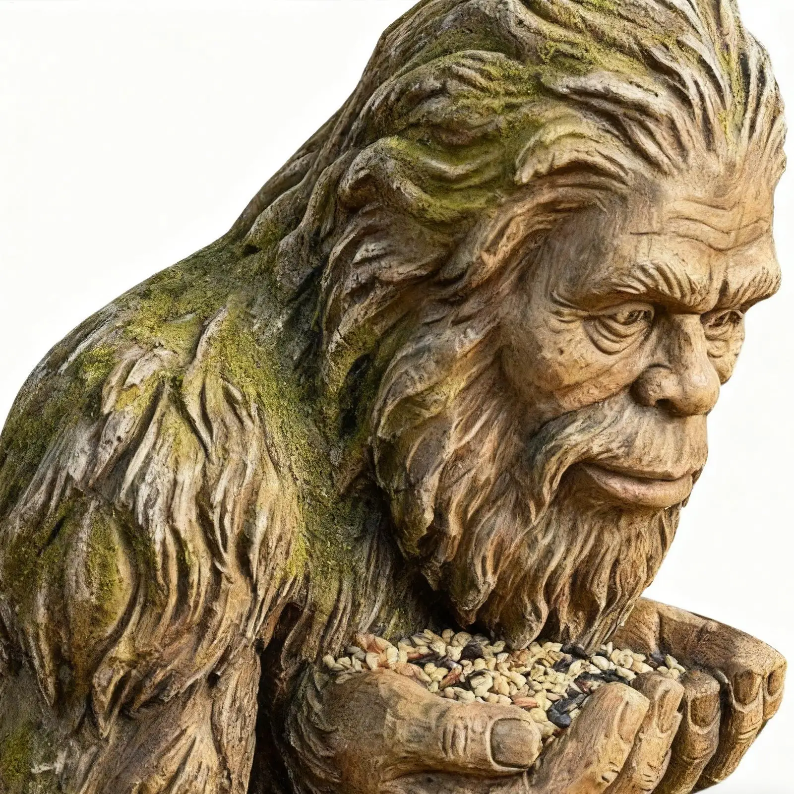 Big-foot Bird Feeder resin Garden Sculpture Birdfeeder Yard Art Decoration Wild Bird Feeding Station for Outdoor Patio Yard