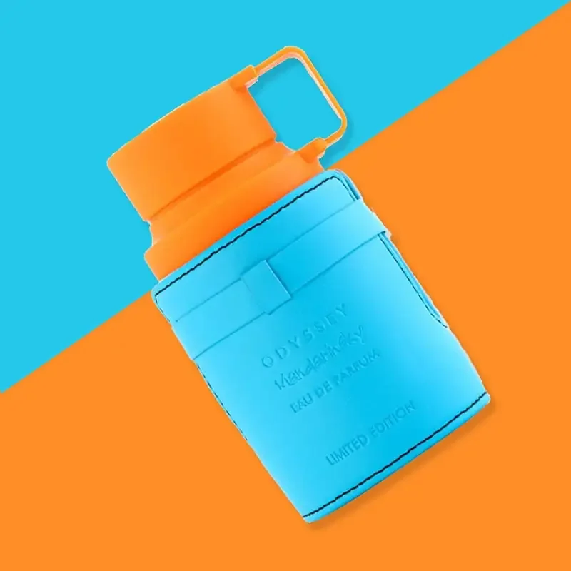 Armaf Odyssey Mandarin Sky للرجال Eau de Parfum Spray، 3.4 أونصة خالية من الفورمالديهايد، EDP، عطر سائل، عطر زهور دائم