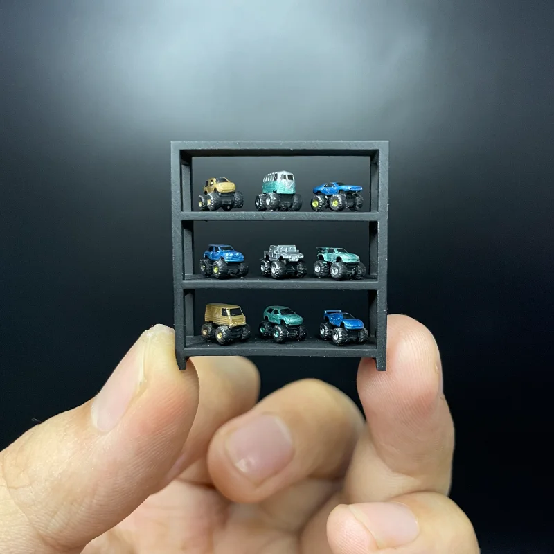 New Product 1: 64 Frame And 1:10 Scale Large Foot Car Miniature Resin Model Scene Photography Ornament Festival Toy Gift view 4