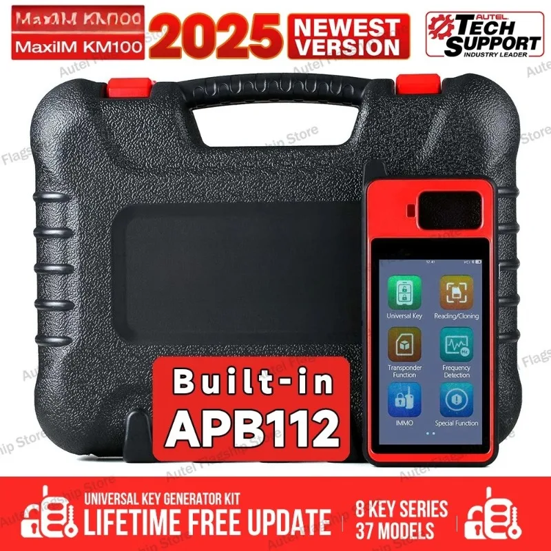 MaxiIM KM100 Advanced One-Minute Key Generation Tool IMMO Key Programming Key Renewal and Transponder Editing PK IM508S