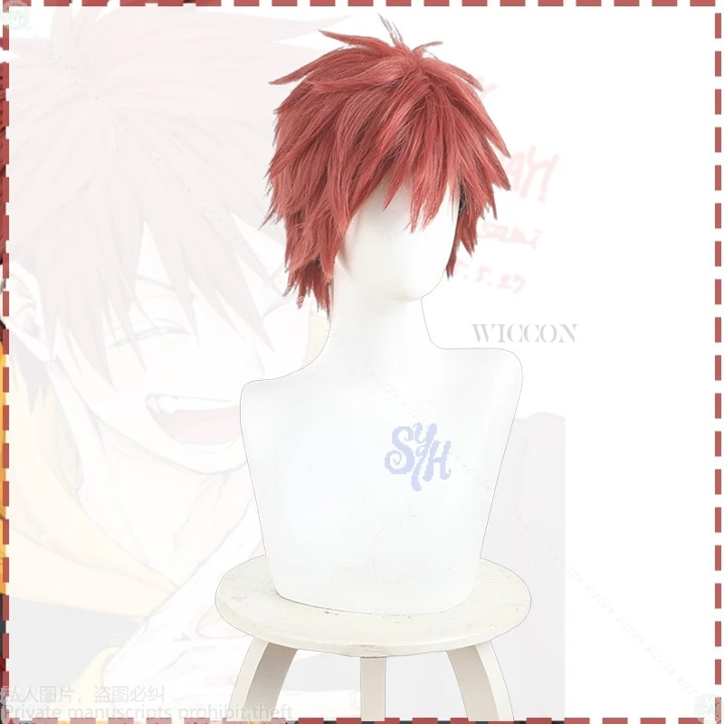 Anime Kaoru Hana Wa To Saku Cosplay Shohei Usami Costume Short Orange Red Wigs Coser Heat Resistant Halloween Party Cos