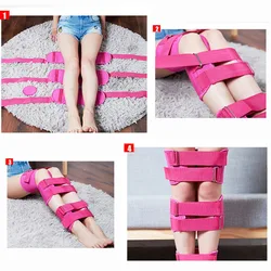 Portable Legs Corrector O/X-Leg Bowed Leg Genu Valgum Correction Belt Leg Posture Correction Bandage Safe Comfortable Adults Kid