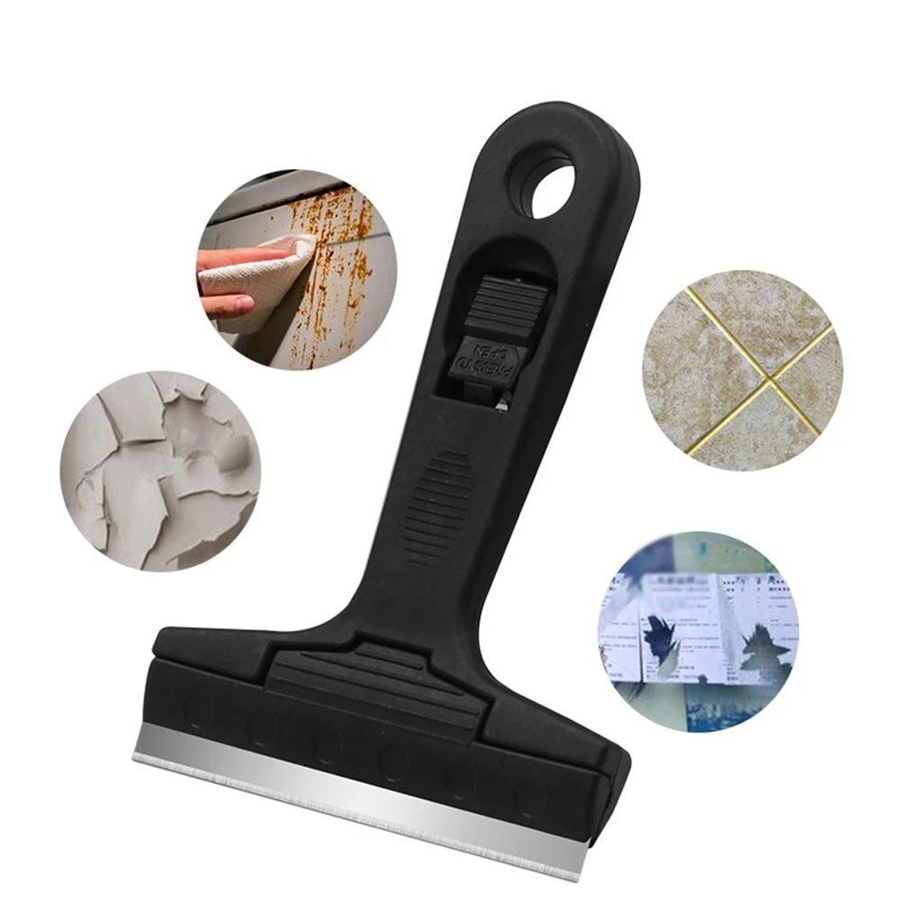 

1PC Cleaning Shovel Cutter ABS+alloy Steel Ceramic Tiles Hand Tools Marble Non-slip Grip Remove Dirt For Glass
