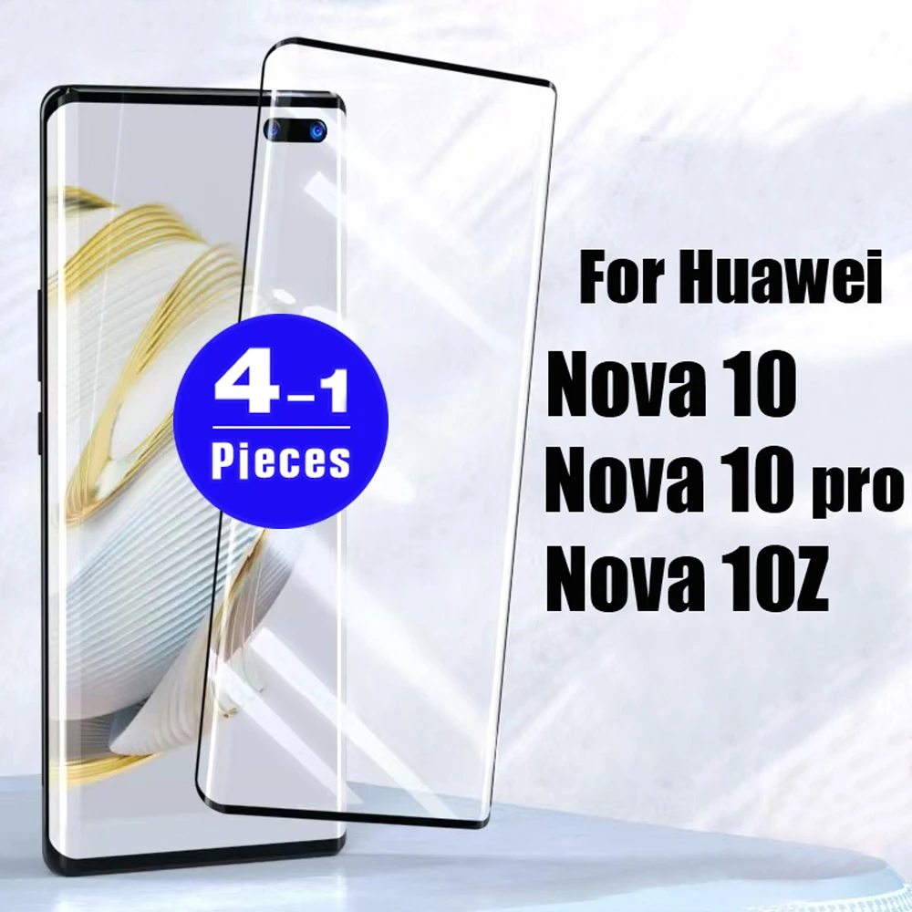 1-4Pcs full cover Tempered glass For Huawei nova 10 pro protective film nova 10Z 9 8 8i 7 SE Youth phone screen protector Glass