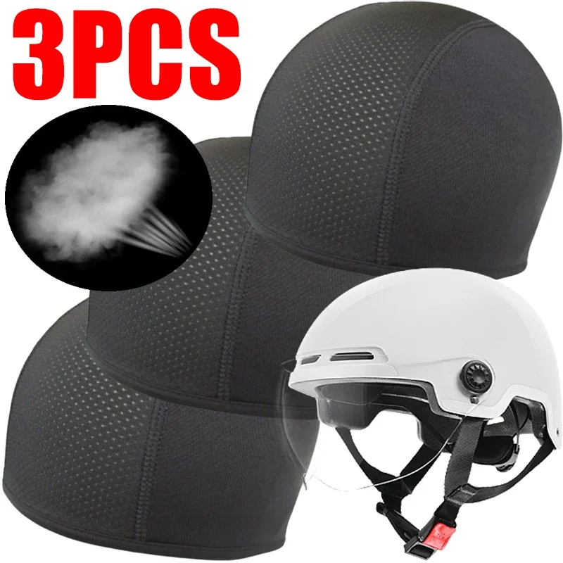

Quick-drying Cycling Helmet Hat Inner Cap Motorcycle Balaclavas Helmet Inner Sweat Wicking Hat for Men Women Sports Hat Caps