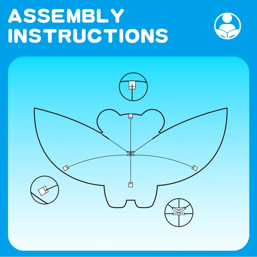 Sunshine Rainbow Panda, spécialement conçu pour les débutants en utilisant des matériaux ultra-légers. Le compagnon parfait pour l'avv extérieur