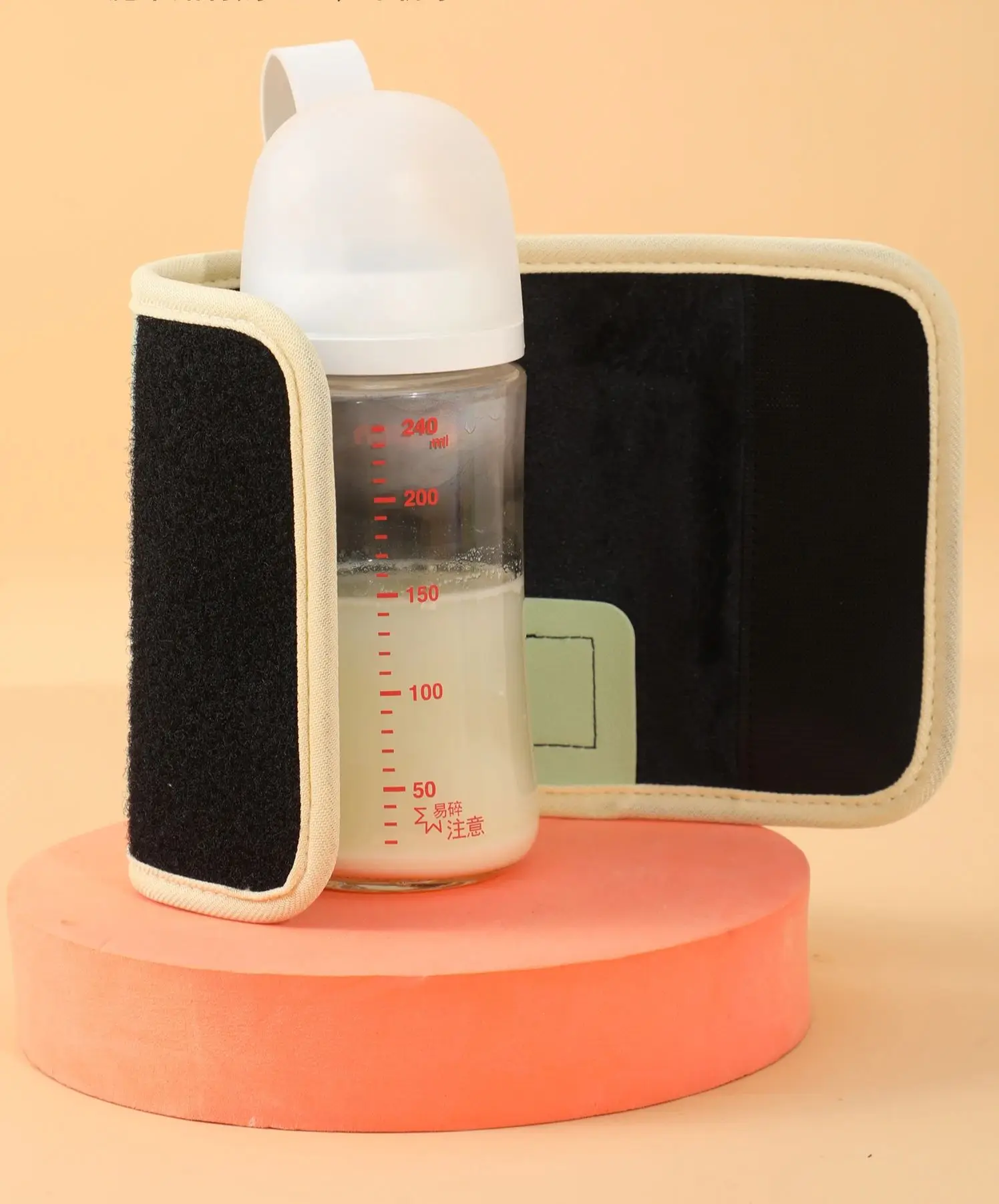 USB ชาร์จขวดนมเครื่องทําความร้อนแขนเครื่องอุ่นนม 5 อุณหภูมิปรับฉนวน Breastmilk WARM BAG