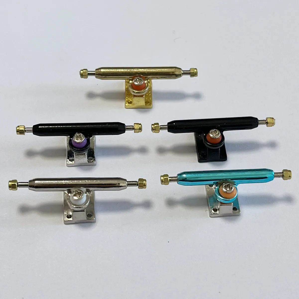 Inverted Kingpin Fingerboard Truck 34mm 32mm with Soft Bushing for Profession Finger Skateboard