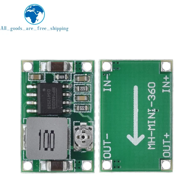 TZT 1/5/10PCS Mini360 DC-DC HM Buck Converter Step Down Netzteil Modul 4,75-23V zu 1-17V 340KHz Mini-360 – Detail 3