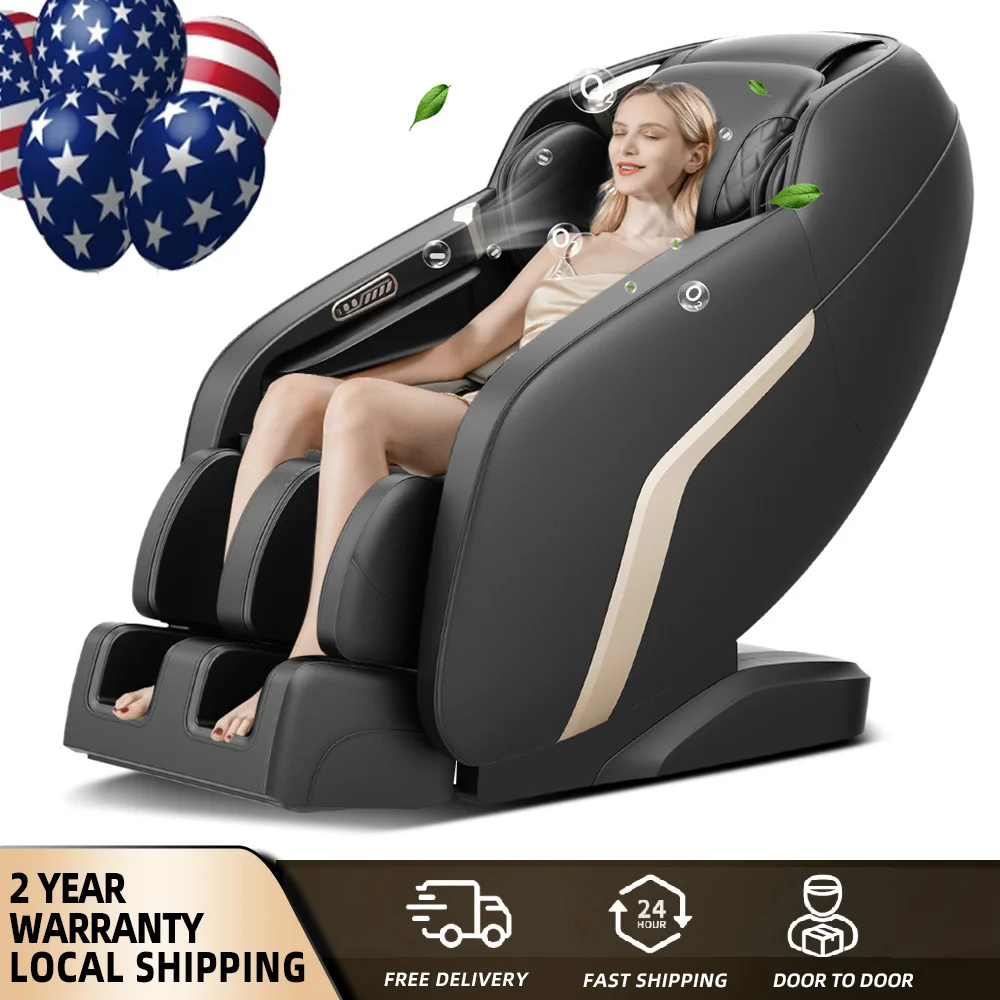 2 Year Warranty 4D SL Airbag Zero Gravity full body Massage Chair Home 3D Office Foot Roller Shiatsu Office Chair Massage Sofa