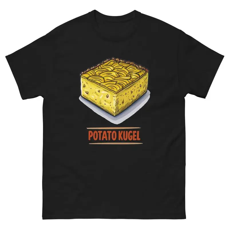 Camiseta con estampado de patatas Kugel, comida deliciosa, comida navideña