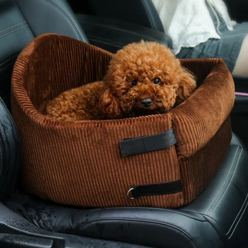 Wear-resistant Dog Bed Cat Car Seat Covers Adjustable Soft Pillow Car Seat Protection for Home&car Dual-use Dog Car Accessories