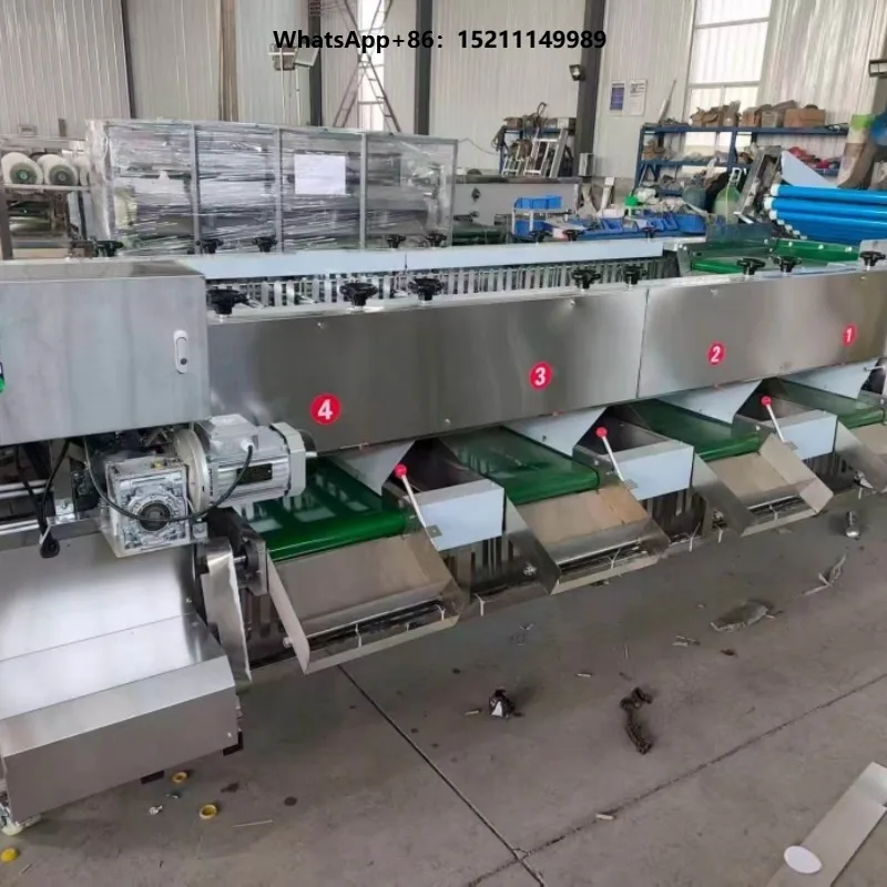 Automatic Multifunctional High Efficient 304 Stainless Steel Lemon Peach Pear Size Grading Sanitary Fruit Grading Machine