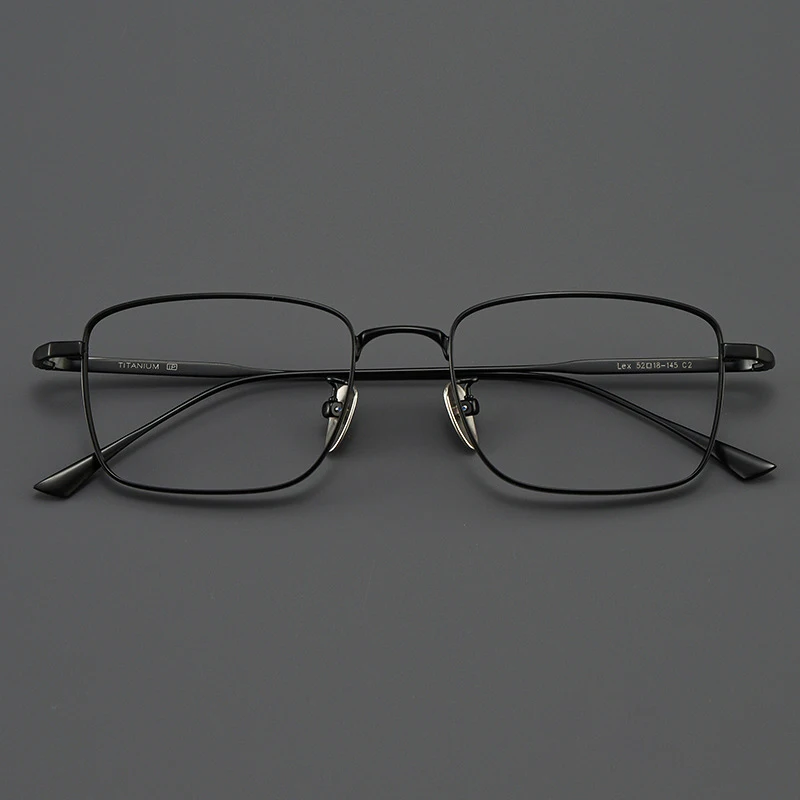 Xbora Men's Ultra-Light Pure Titanium Glasses Frame Business Square Flexible Optical Women's Prescription Eyelasses 1908 image 3