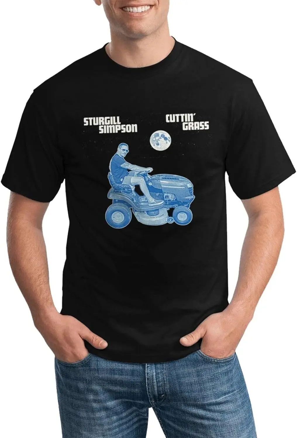 

Sturgill Music Simpson Shirt Men's Personalised Short Sleeve T Shirt Fashion Graphic Tees Cool Casual Tops Black