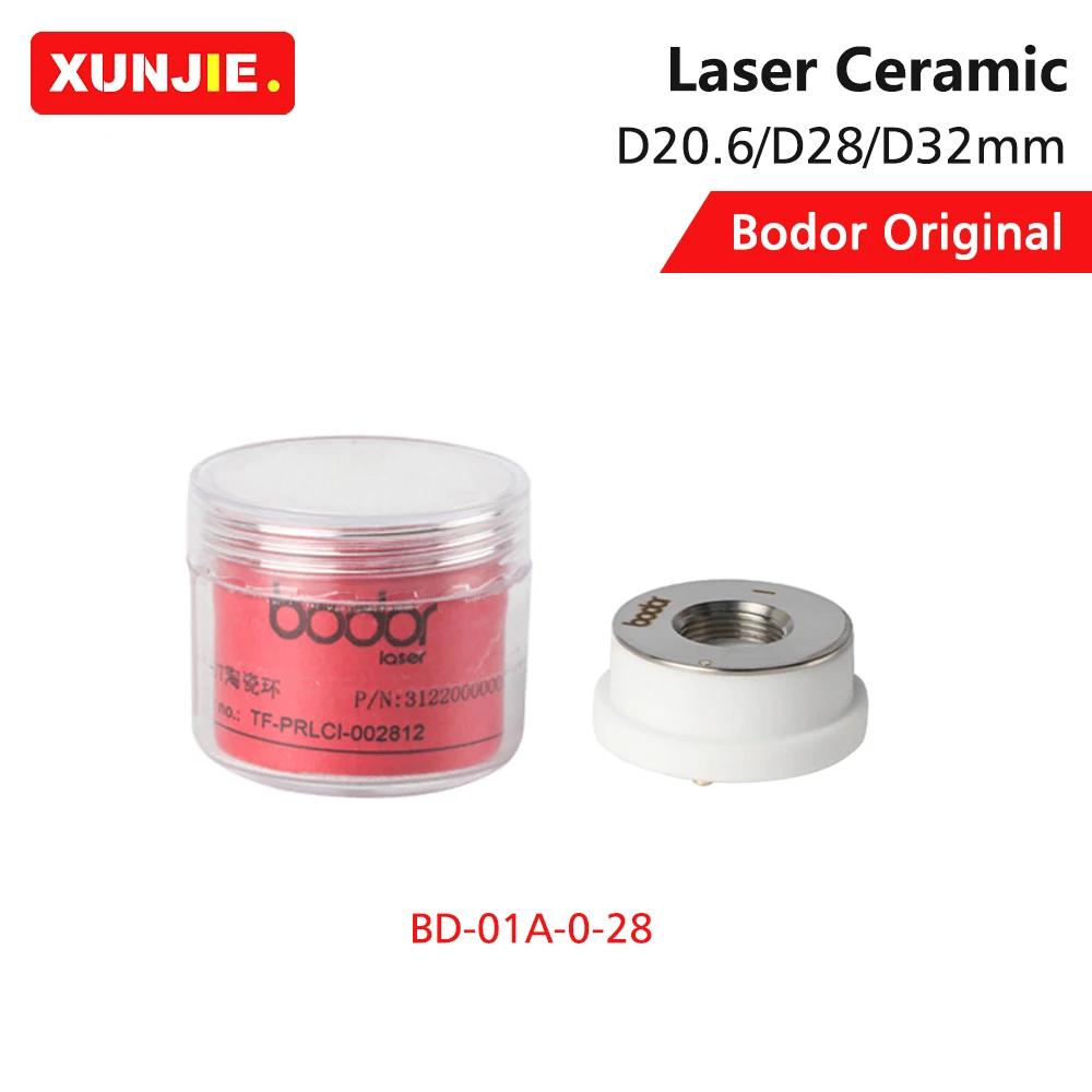 10 Pçs/lote Bodor Original Laser Cerâmica D32 M14 28 M11 D20.6 M8 Para Bodor GN3 GN6 3D Fibra Laser Cutting Head Bocal Titular