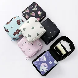 Girls Tampon Holder Organizer Women Napkin Cosmetic Bags Coin Purse Ladies Makeup Bag Tampon Storage Bags Sanitary Pad Pouch