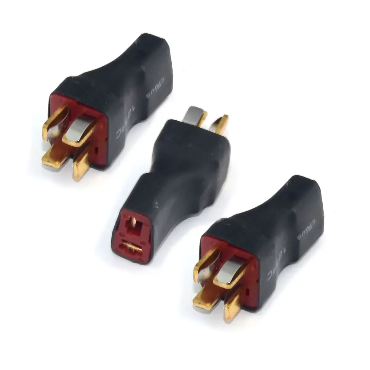 

3pcs Wireless Deans Style Series Battery Connector 2 Ultra T-Plug Male to 1 Female for RC Helicopter Quadcopter