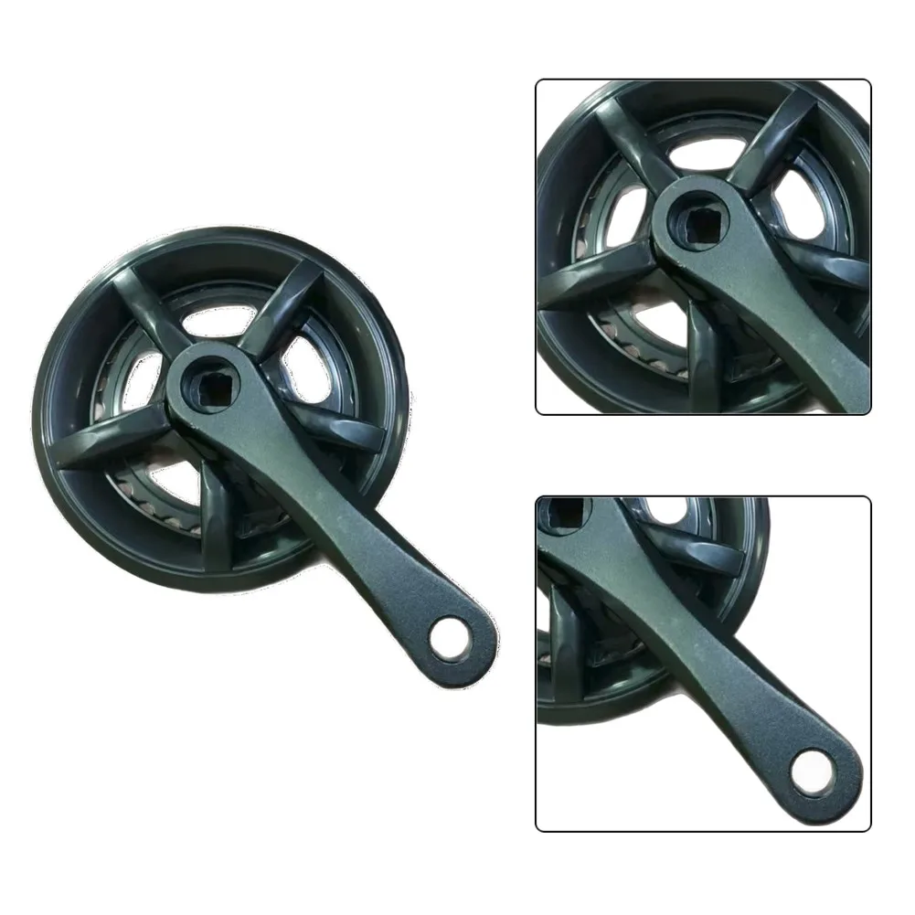 Black 32T Bike Crankset 32-tooth Gear Design Lightweight Durability Smooth Pedaling Efficient Cycling For Brompton 412