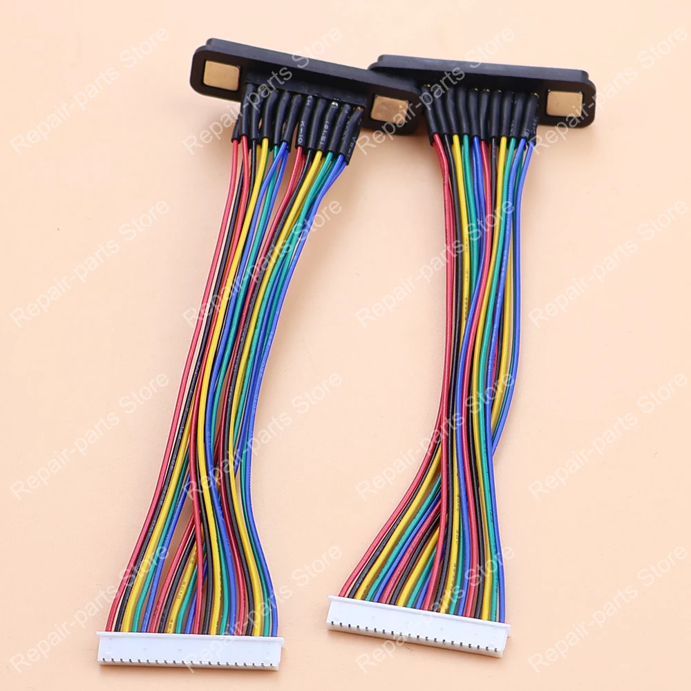 2A 7/8/13/14/15/16/18/20Pin DC Magnetic Pogo Pin Connector Pogopin Male Female With Ribbon Cable Spring Loaded DC Power Socket