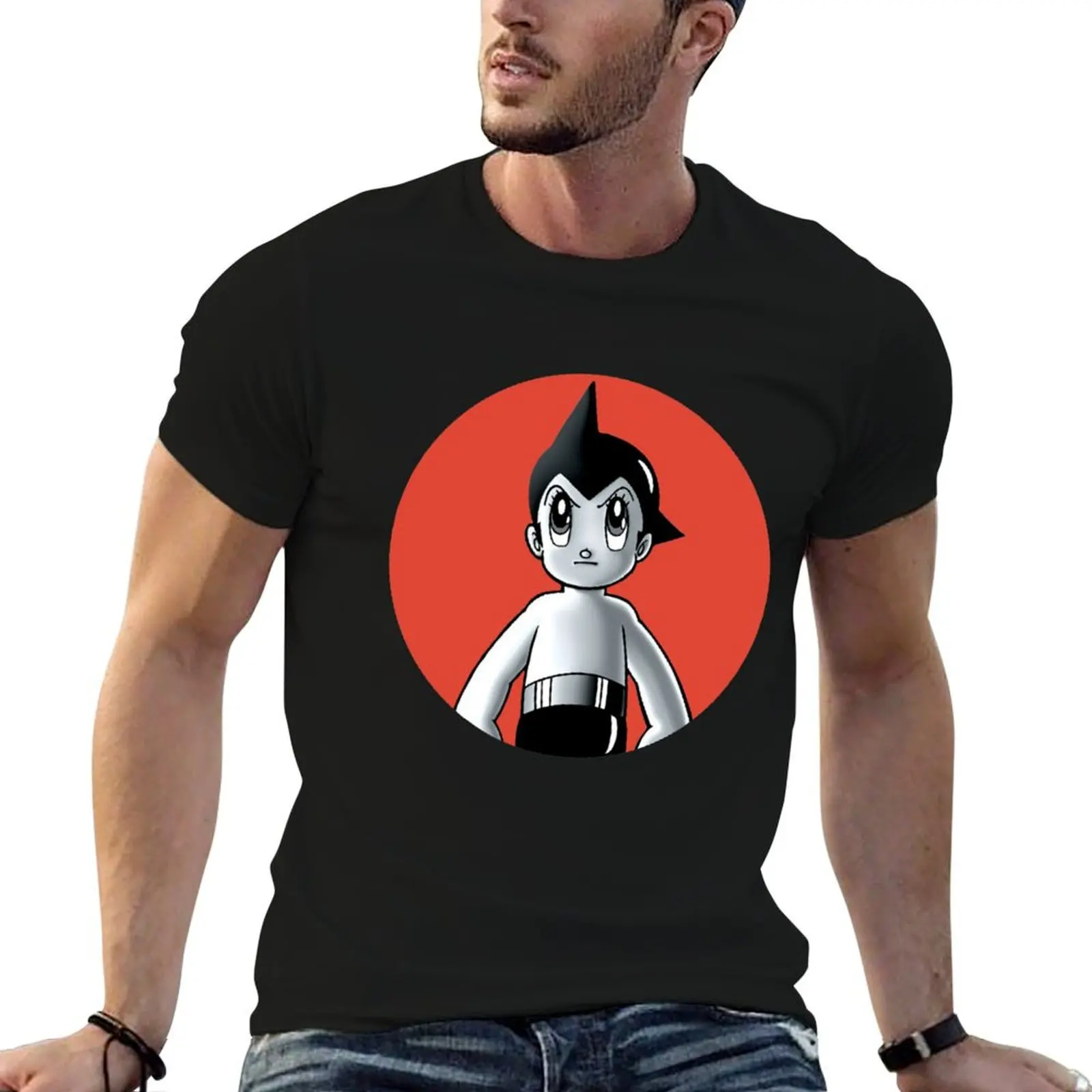 

Astro Boy - Mighty Atom (Tetsuwan Atom) T-Shirt cotton t shirt pack funny t shirts dark humor mens graphic t shirts T-Shirt