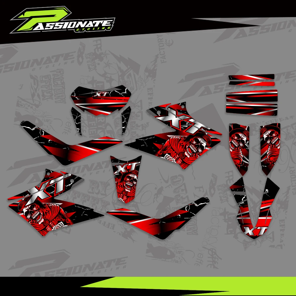 

Graphics Decals Stickers For Yamaha XT660X XT 660 X 2008 2009 2010 2011 2012 2010-2015 Motorcycle Backgrounds Deco Sticker Kits