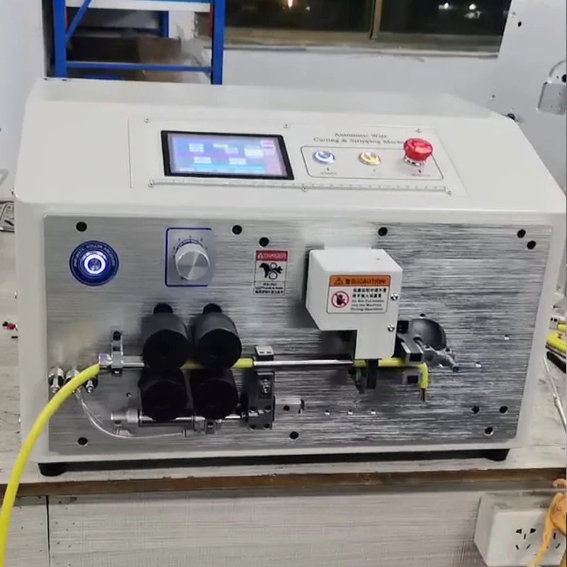 

220V 110V SWT-508 ZW25 Automatic Wire Stripping Peeling Cutting Machine 650W 0.1-25mm² Double Head Bending Cable Cutter Stripper