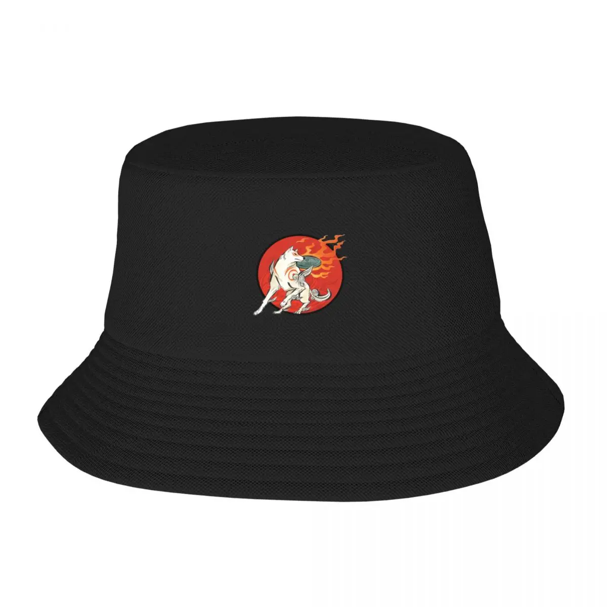 

Okami Amaterasu Sun Bucket Hat Icon sun hat Kids Hat tea Men Luxury Brand Women's