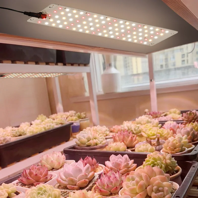 1/4 SZT. Panel do uprawy roślin Ultracienki Pełne Spektrum Ściemnialny Timer Lampy do Roślin Pod Szafkę Lampa do Uprawy Roślin Halowych na Stojaku