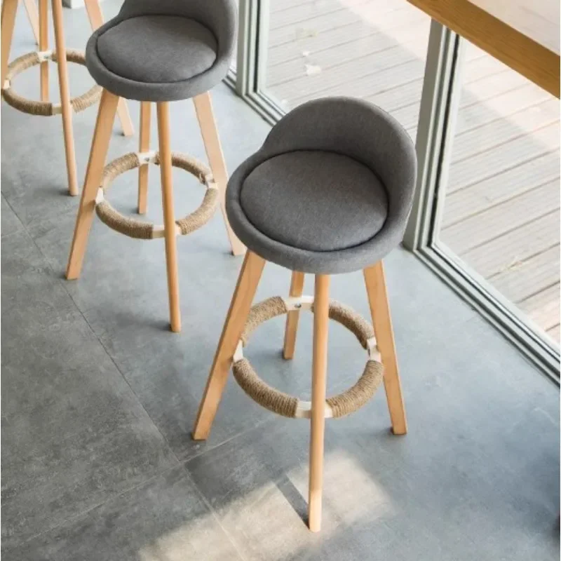 

Chaise Design Swivel Bar Stool Cafe Chair Elegant Chairs Waiting Metal Nordic Gamer Luxury Furniture Mid Century Cadeira Outdoor