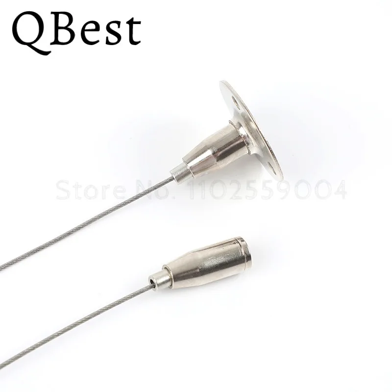 For 2mm Wire Rope Spring Hook Adjustable Hanging Clothesline Fixed Guardrail Lock Lifting Code Double Hole Telescopic