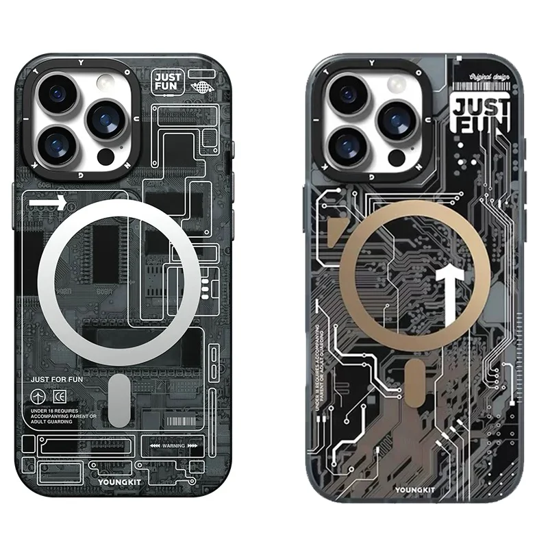 YOUNGKIT Magnetic Original Case For iPhone 16 Pro Max Micro Matte Back Cover Case for iPhone 16 Pro