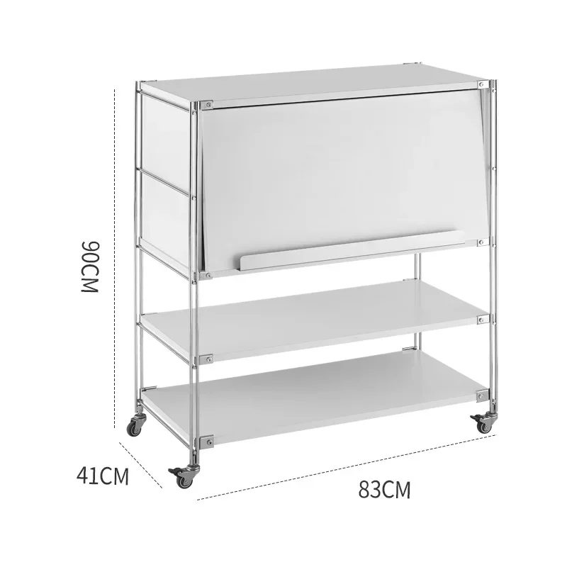 

Magazine cabinet antique door against the wall, living room, kitchen mobile simple storage storage rack