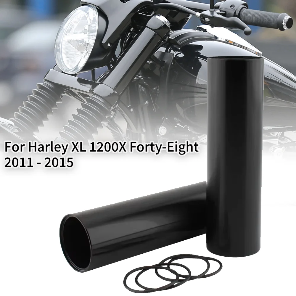 

Motorcycle Upper Front Shock Fork Covers For Harley Sportster XL1200X Forty-Eight 48 2011-2015 Absorber Pipe Guard Protector