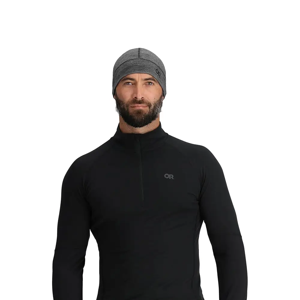 

Alpine Onset Merino Wool 150 Beanie | Breathable, Moisture Wicking, UPF 30+, Double Layered Earband