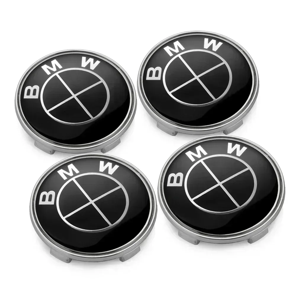 4PCS 58mm/68mm Car Wheel Tire Rim Center Hub Covers for BMW X1 X3 X5 X6 F30 F20 F10 G30 E36 E46 E53 E90 E60 E61 E93 E87