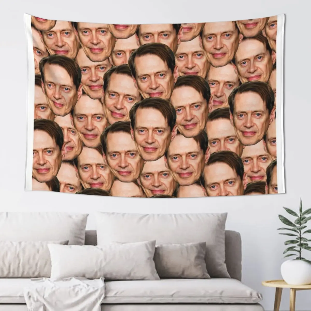 Steve Buscemi trending Head Design Tapestry Cute Room Decor Decorative Wall Decoration Wall Room Aesthetic Decor Tapestry