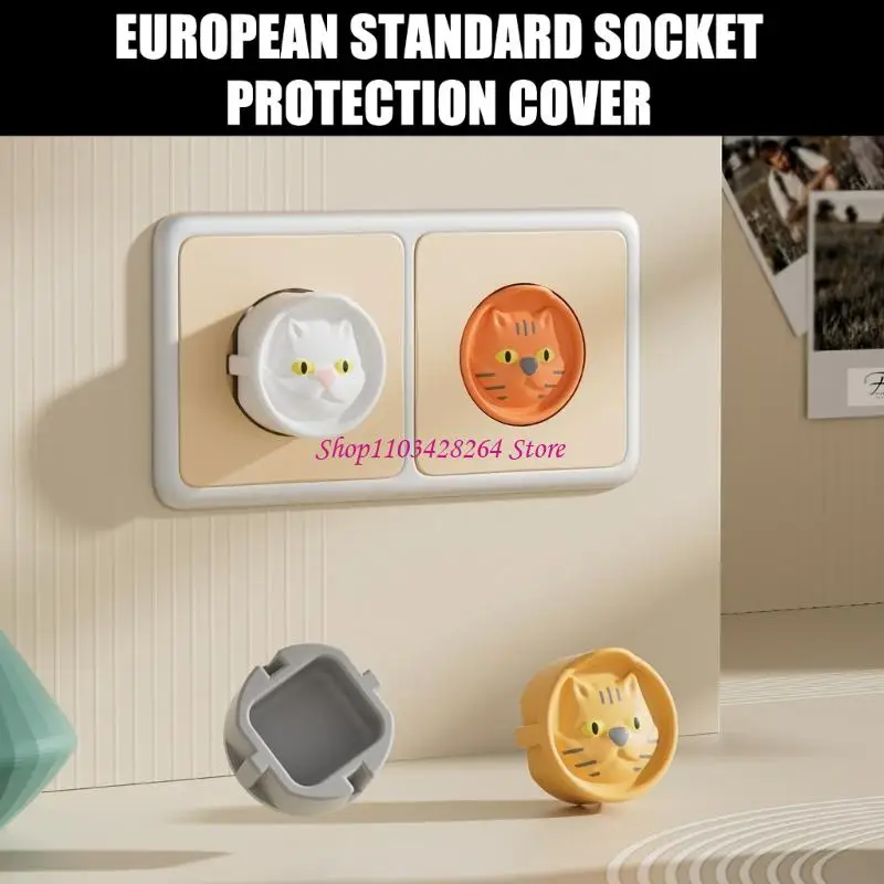  10xEuropean Standard Silicone Outlet Cover Baby Childproof Safety Plug Protector