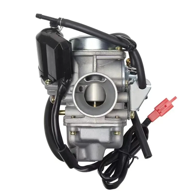 PD24J 24mm Carburetor with Choke, Fit GY6 125cc 150cc 4 Stroke Scooter ATV Motorcycle