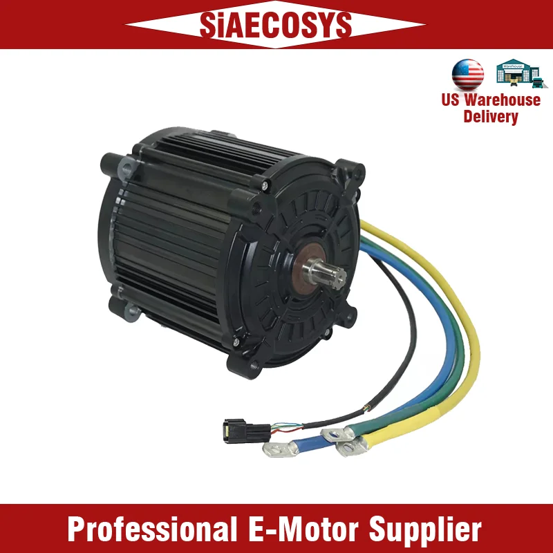 

US Warehouse QS180 8KW 90H High Power 72V-96V Mid-Drive Motor For Electric Motorcycle Scooter