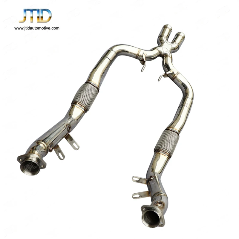 

JTLD High Performance Stainless Steel Catless Exhaust Downpipe For Mercedes Benz S63 AMG W222 5.5T