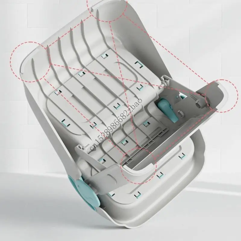 H7ea childrens خط خطوة قابلة للطي لا تنزلق براز الحمام الخارجي مع مكافحة الميل ميزة البراز المطبخ للأطفال للأطفال