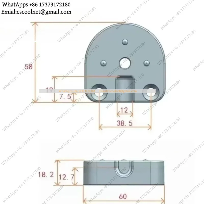 Upgraded Motor Fixed Reinforced Lock, Foot Mount, Kayak Thruster Fixed Piece, Pair