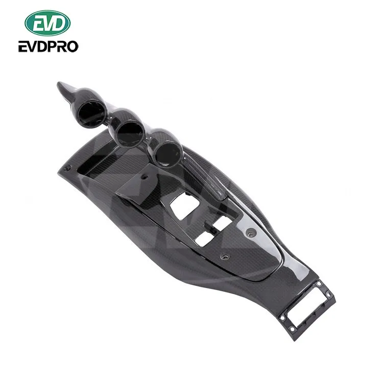 Para Ferrari 458 Italia 2011-2013 La Ferrari estilo fibra de carbono envolvente de engranaje (tejido liso)