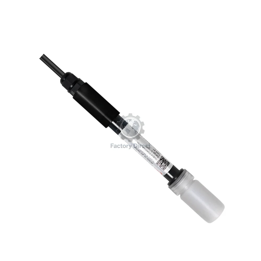 RK500-12A1 PC+ABS 0.01pH Resolution Accuracy Response Time 10s 0.6MPa Pressure  0.15W Online Electrode Probe pH Meter Sensor