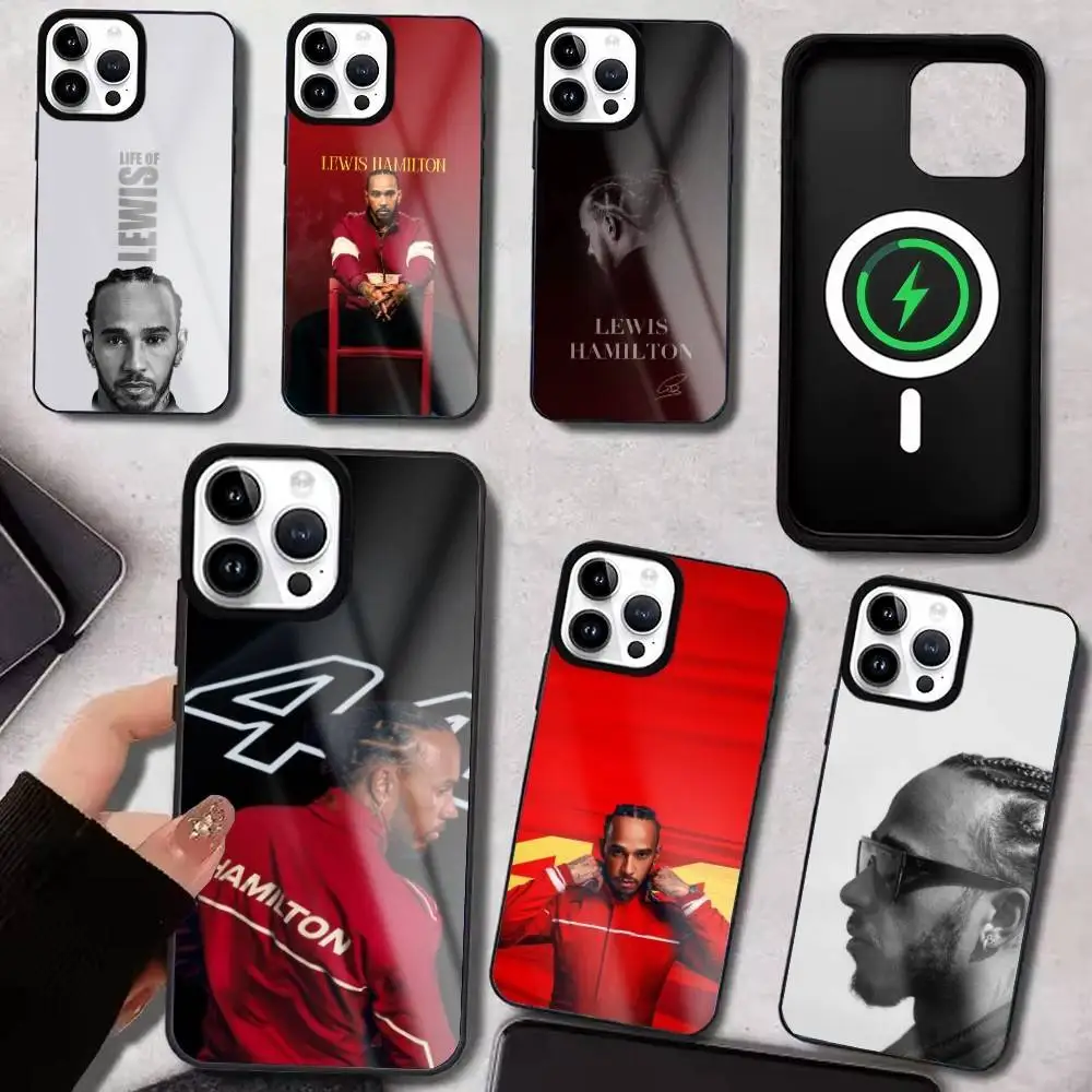 

L-Lewis 44 H-Hamilton-S Phone Case For iPhone17,16,15,14,13,12,11 Plus,Pro Max, New Magnetic Wireless Charging