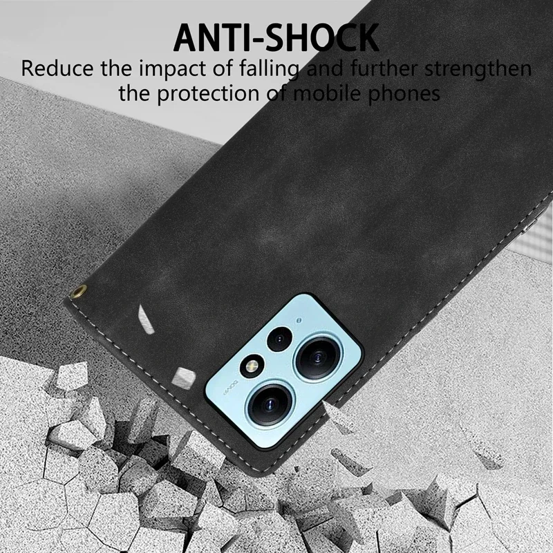 Wallet Card Slot Magnetic Flip Leather Case For Xiaomi Redmi Note 13 Pro 12S 11 11S 10 9 8T 13C 12 12C 10C Poco C65 M6 Pro 13T