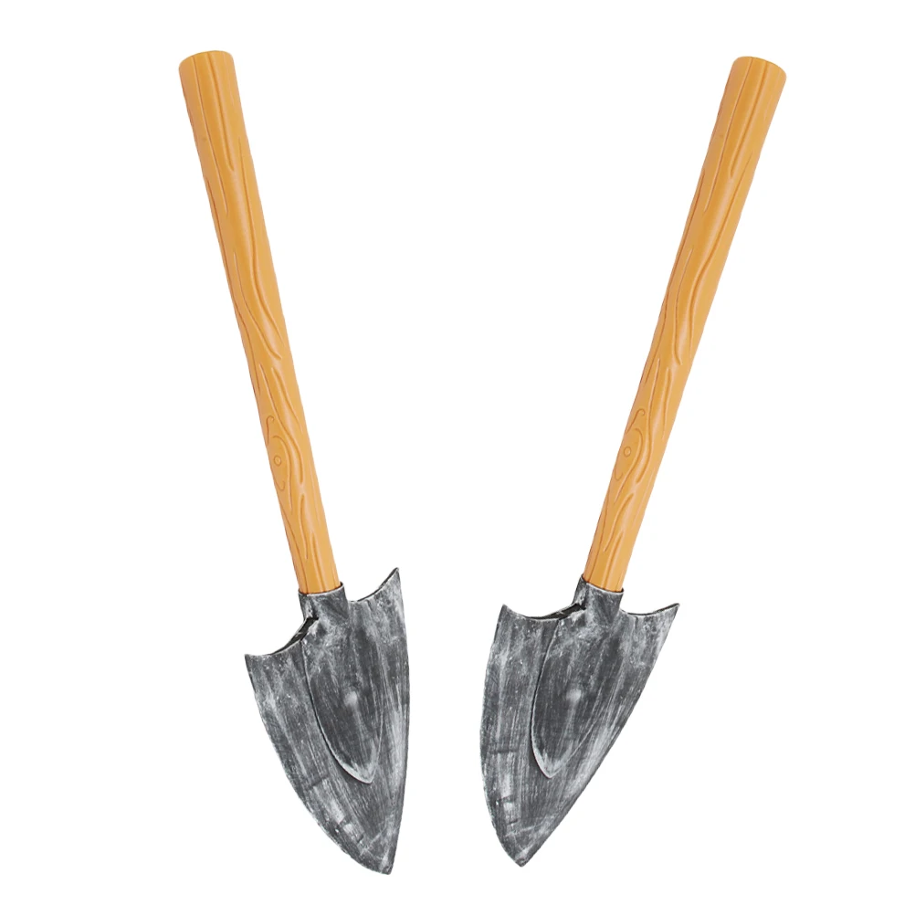 

2pcs Toy Shovel Fake Plastic Photography Accessories Decoration Spade Prop Party Photo Craft Scene Spade Photo Prop Model