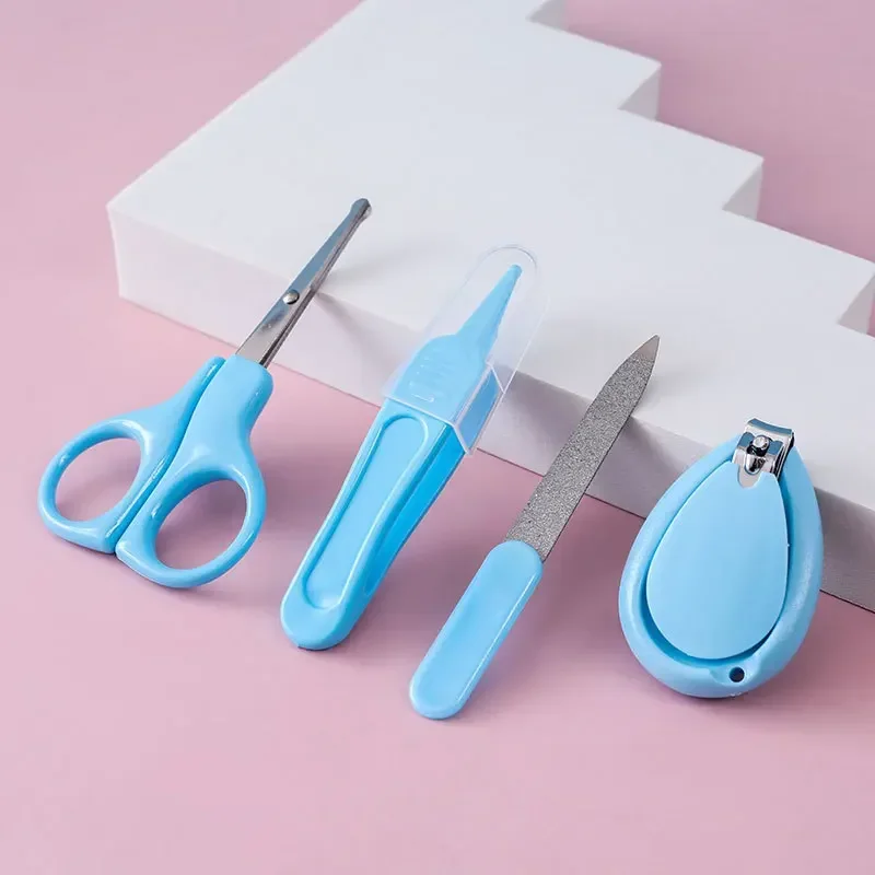 1/2/4Pcs Stainless Steel Safe Baby Nail Clippers Round Head Baby Long-billed Nail Scissors Anti-pinch Child Nail Clippers Tools