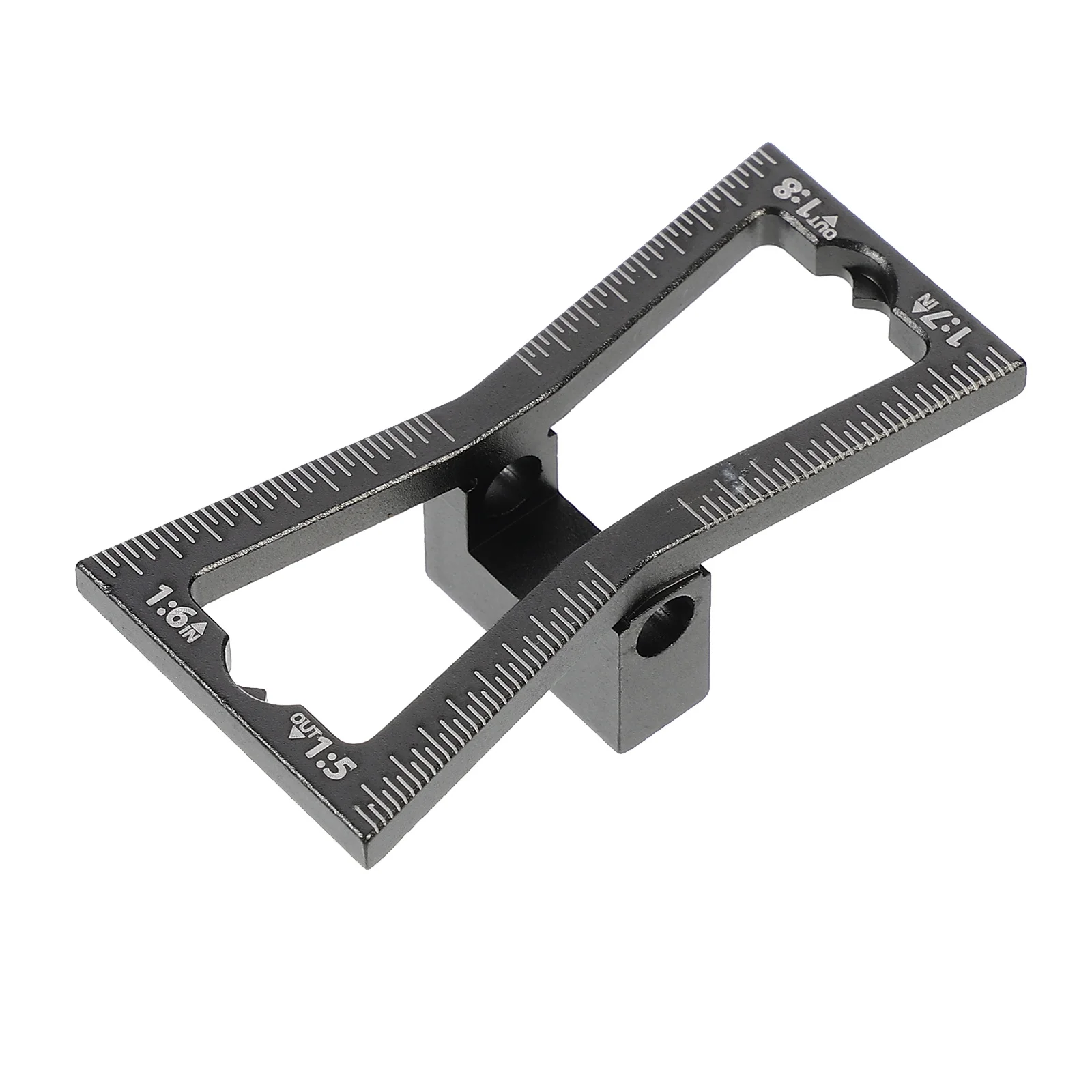 

Woodworking H Tool Dovetail Marker Gauge Aluminum Alloy Cutting Guide Fixture Precise Carpentry Measuring Tool